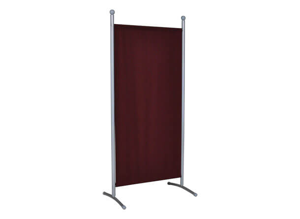 Stellwand klein Swingtex bordeaux Konfigurator