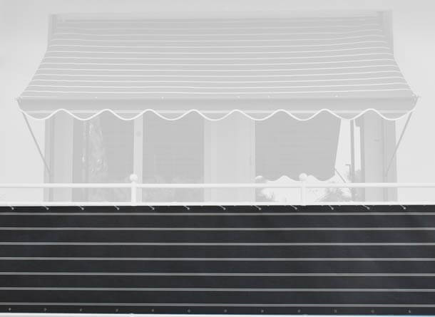 Balkonbespannung Exklusiv Nr. 2400 Höhe 90 cm Balkonbespannung Exklusiv Nr. 2400 Höhe 90 cm