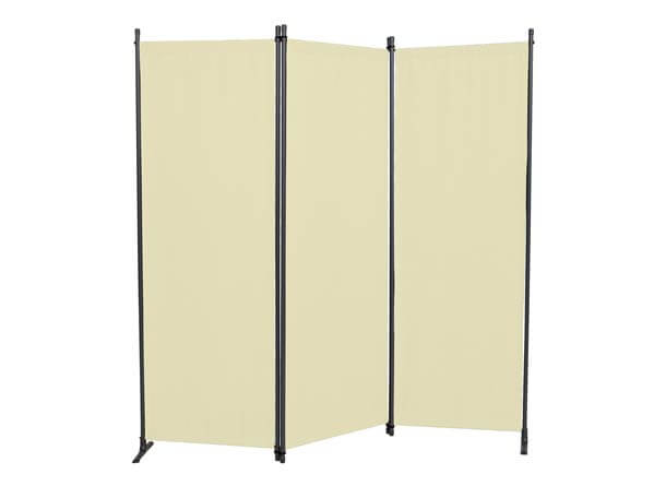 Paravent 3-teilig PE beige Paravent 3-teilig PE beige