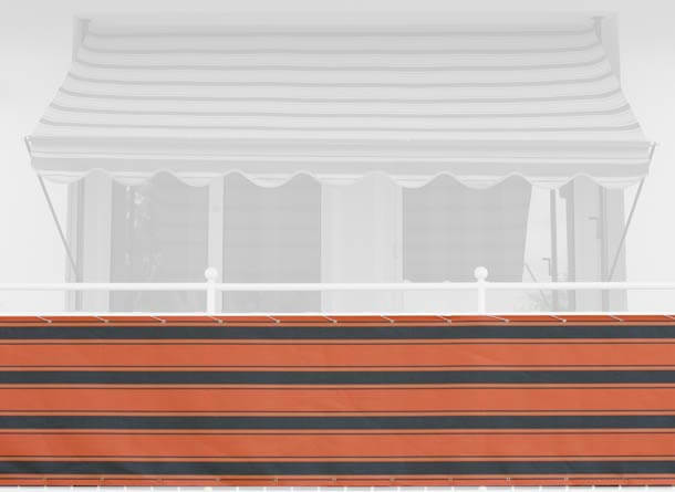 Balkonbespannung Exklusiv Nr. 1400 Höhe 75 cm Balkonbespannung Exklusiv Nr. 1400 Höhe 75 cm