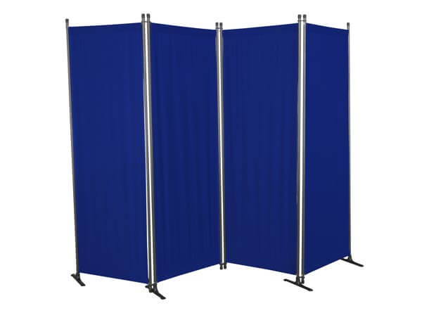 Paravent 4-teilig Swingtex blau Paravent 4-teilig Swingtex blau