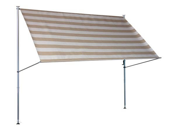 Klemmmarkise Premium Streifen taupe Klemmmarkise Premium Streifen taupe