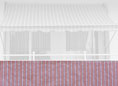 Balkonbespannung Standard Nr. 4900 Höhe 75 cm