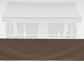 Balkonbespannung Style braun Höhe 75 cm Balkonbespannung Style braun Höhe 75 cm