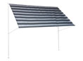 Markisentuch Premium Streifen dunkelgrau Markisentuch Premium Streifen dunkelgrau
