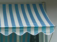 Markisentuch Standard blau-weiß