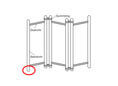 Standfuß für Paravent 2er-Set Standfuß für Paravent 2er-Set