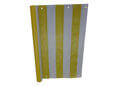 Balkonbespannung Standard gelb-weiß Höhe 75 cm Balkonbespannung Standard gelb-weiß Höhe 75 cm