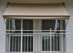 Klemmmarkise Style taupe Konfigurator