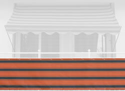 Balkonbespannung Exklusiv Nr. 1400 Höhe 90 cm Konfigurator