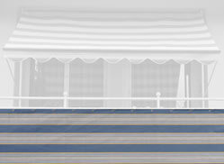 Balkonbespannung Exklusiv Nr. 1100 Höhe 75 cm Konfigurator