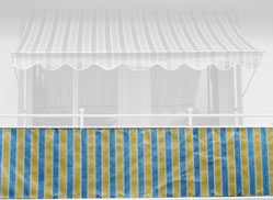 Balkonbespannung Standard Nr. 4200 Höhe 90 cm Konfigurator