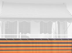 Balkonbespannung Exklusiv Nr. 200 Höhe 75 cm Konfigurator