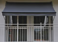 Klemmmarkise Design Style Anthrazit