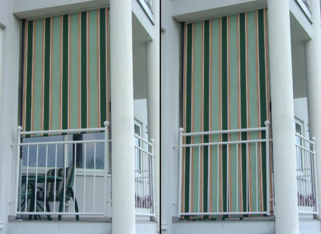 Seitlicher sichtschutz fr den balkon: ? markise sichtschutz balkon ...