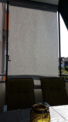 Balkon-Sichtschutz Style granit