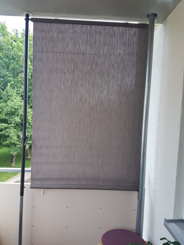  Balkon-Sichtschutz Design Style Braun