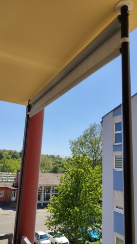  Balkon-Sichtschutz Design Style Granit
