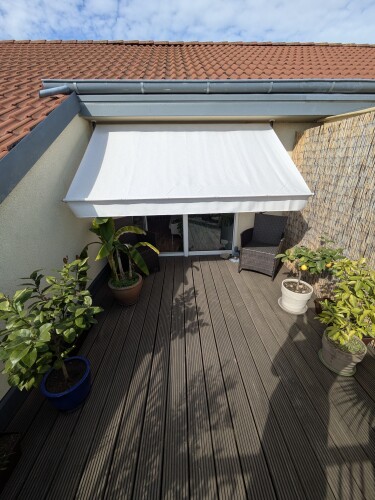 Klemmmarkise Style beige 