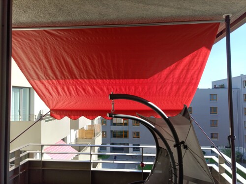 Markise Design Uni orange PE