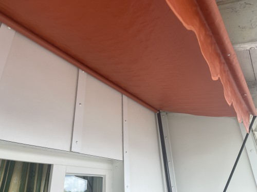  Klemmmarkise Design Uni Orange PE